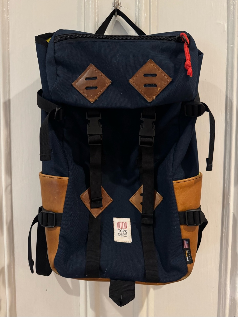 Topo Designs Heritage Navy Klettersack Backpack